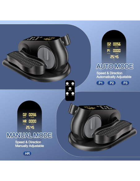 Máquina Elíptica de Escritorio Comtrihion - Ejercitador Silencioso 12 Velocidades