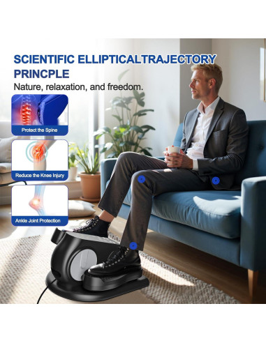 Máquina Elíptica de Escritorio Comtrihion - Ejercitador Silencioso 12 Velocidades