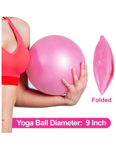 Mini Bola de Ejercicio FIT BARRE 22.86 cm para Yoga y Pilates 2