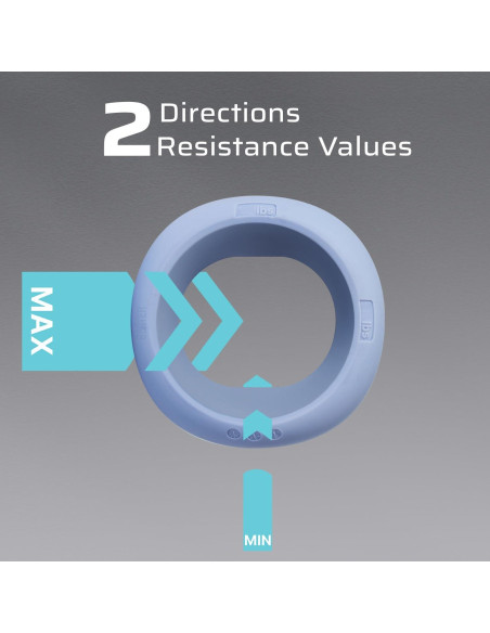 Entrenador de Fuerza de Agarre BERTER, 3 Anillos de Silicona