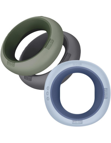 Entrenador de Fuerza de Agarre BERTER, 3 Anillos de Silicona