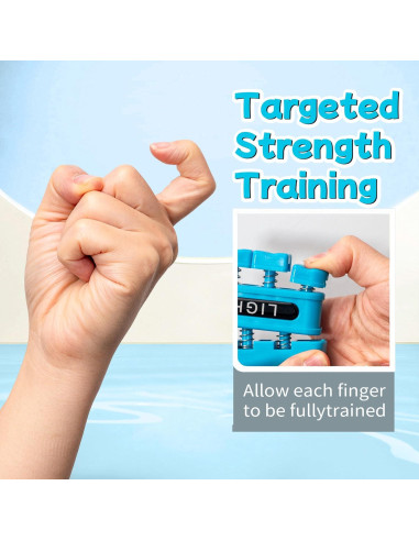 Entrenador de Fuerza de Agarre DICYWUDI 13 Niveles 0.6kg