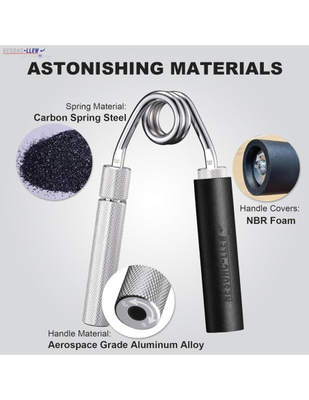 Entrenador de Fuerza de Agarre Ajustable NESOHC-LLEW 22.68-68.18 kg