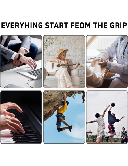 Entrenador de Fuerza de Agarre DICYWUDI 13 Niveles 0.6kg