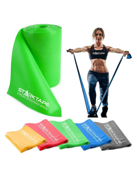 Conjunto de 5 Bandas de Resistencia Starktape - TPE Libre de Látex