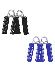 Fortalecedores de Agarre de Mano YESIMET - 2 Juegos, 20-25 KG