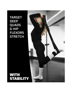 Correa de Estiramiento Cuádriceps THEFITGUY - Nylon 32.1x22x8 cm 2