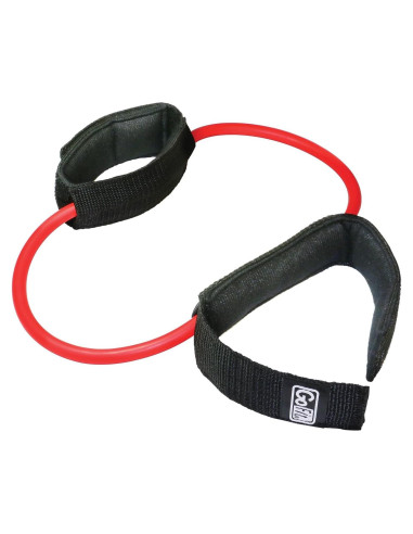 GoFit Resist-a-Cuff Mangas de Tobillo Ajustables Rojo M-P