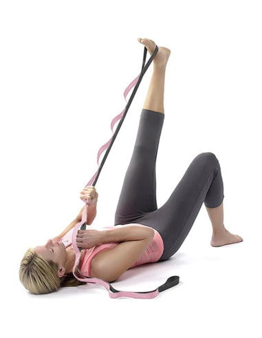 Correa de Estiramiento para Yoga Xensamy 2.44m 13 Asas