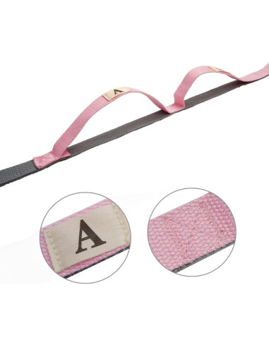 Correa de Estiramiento para Yoga Xensamy 2.44m 13 Asas