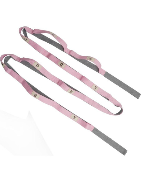 Correa de Estiramiento para Yoga Xensamy 2.44m 13 Asas