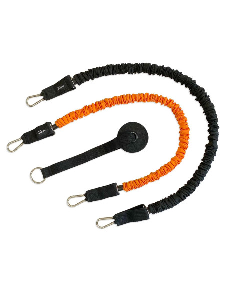 Conjunto de Bandas de Resistencia AB Dolly con Ancla de Puerta