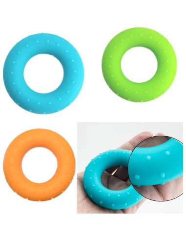 Entrenador de Fuerza de Agarre FMELAH 3 Niveles Silicona