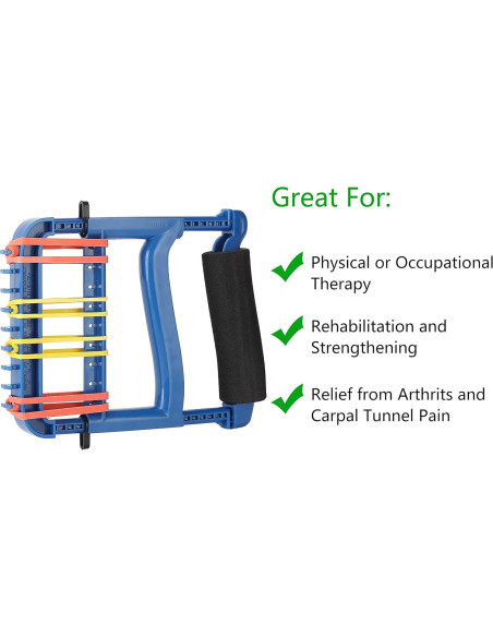 Ejercitador de Mano YPCBYNBS para Fuerza de Agarre Azul