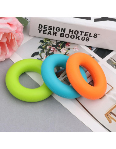 Entrenador de Fuerza de Agarre FMELAH 3 Niveles Silicona