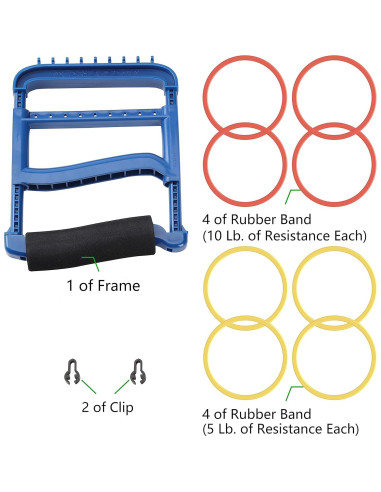 Ejercitador de Mano YPCBYNBS para Fuerza de Agarre Azul