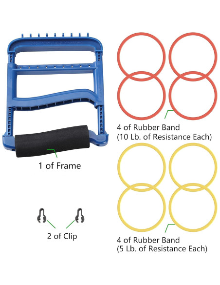 Ejercitador de Mano YPCBYNBS para Fuerza de Agarre Azul