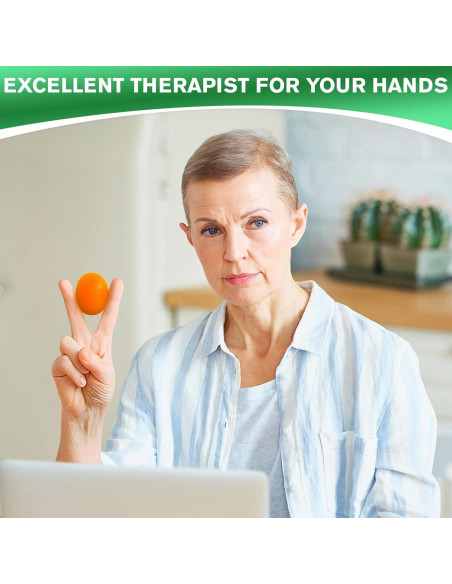 4 Pelotas de Terapia de Mano SVICHOCHKA - 4 Niveles Resistencia