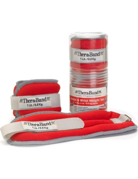 Pesas para Tobillos y Muñecas THERABAND Ajustables 0.91 kg