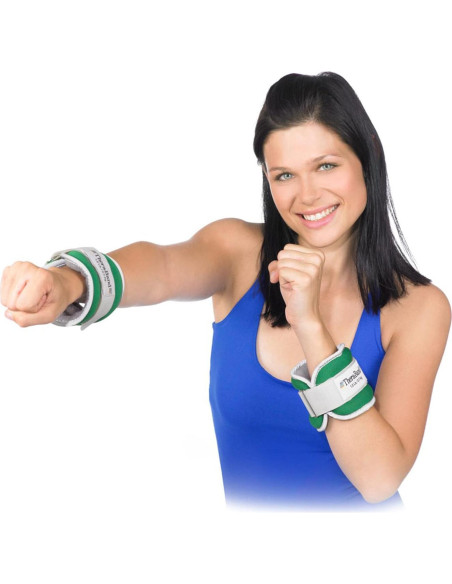 Pesas para Tobillos y Muñecas THERABAND Ajustables 0.91 kg