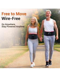 Cinturón de Terapia de Luz Roja Comfytemp 5000mAh 13W 2