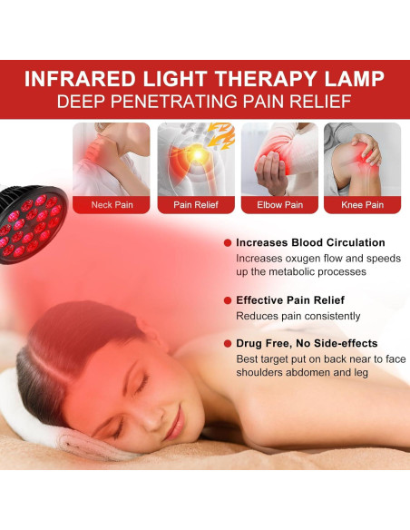 Bombilla Terapia Luz Roja LED Aswaysun 660nm 850nm E26