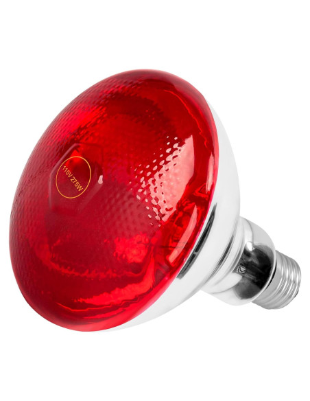 Bombilla Infrarroja 275W Hoakya E26/E27 Terapia Luz Roja