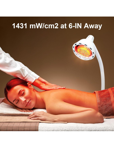 Bombilla Infrarroja 275W Hoakya E26/E27 Terapia Luz Roja