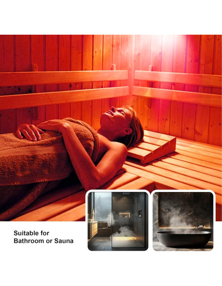 Bombillas de Calor Infrarrojo R40 ZENHAGU 250W Rojo 4 Unidades