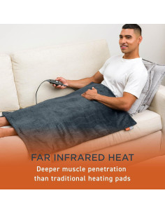 Almohadilla de Calor Infrarrojo Lejano Pure Enrichment 89 x 68 cm 2