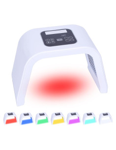 Máscara Facial LED 7 Colores Caweiya para Cuidado de la Piel