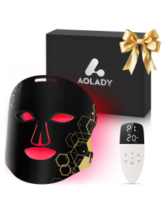 Máscara de Luz LED Aolady para Cara - Terapia Antienvejecimiento