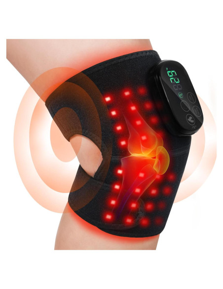 Masajeador de Rodilla Inalámbrico con Luz Roja 660nm/850nm
