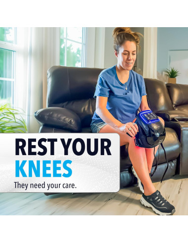 Masajeador de Rodilla FORTHiQ Pro+ 6 en 1 Inalámbrico con Calor