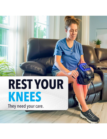 Masajeador de Rodilla FORTHiQ Pro+ 6 en 1 Inalámbrico con Calor