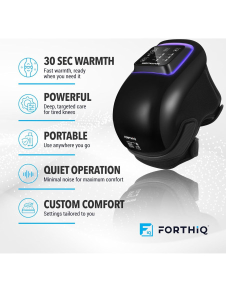 Masajeador de Rodilla FORTHiQ Pro+ 6 en 1 Inalámbrico con Calor