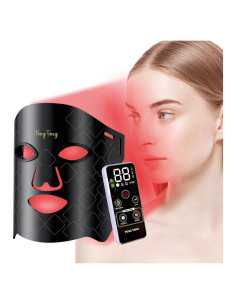 Máscara de Terapia de Luz LED RockNecko 7 Colores 3000mAh