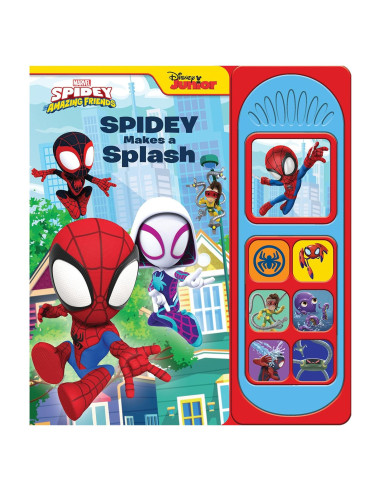 Marvel Spider-man - Spidey and his Amazing Friends - Spidey Makes a Splash Sound Book - PI Kids