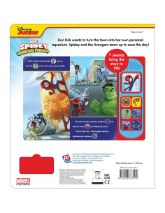 Marvel Spider-man - Spidey and his Amazing Friends - Spidey Makes a Splash Sound Book - PI Kids 2