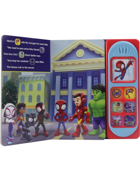 Marvel Spider-man - Spidey and his Amazing Friends - Spidey Makes a Splash Sound Book - PI Kids