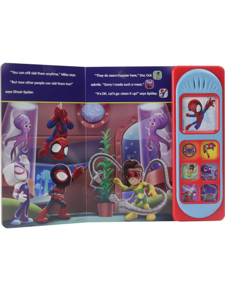 Marvel Spider-man - Spidey and his Amazing Friends - Spidey Makes a Splash Sound Book - PI Kids
