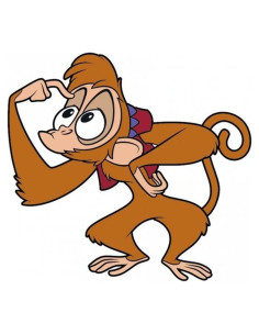 Imán PVC Abu Aladino Disney 5x10 cm Multicolor