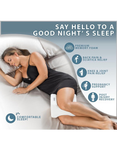 Almohada ortopédica para rodillas ComfiLife - Espuma viscoelástica 2