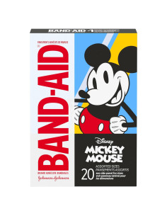 Curitas Band-Aid Mickey Mouse 20 Unidades para Niños