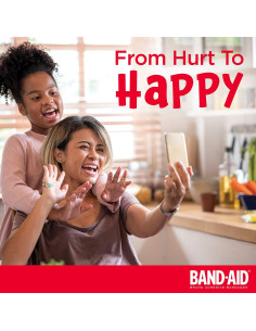 Curitas Band-Aid Mickey Mouse 20 Unidades para Niños 2