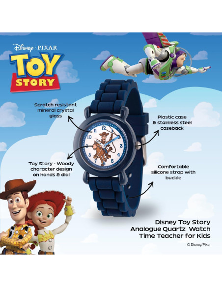 Reloj Analógico Disney Toy Story para Niños 32mm Azul