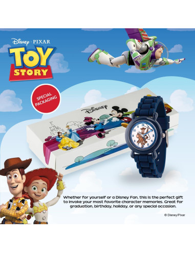 Reloj Analógico Disney Toy Story para Niños 32mm Azul