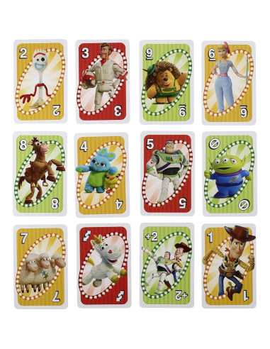 Juego de Cartas UNO Mattel Toy Story 4 - 112 Cartas