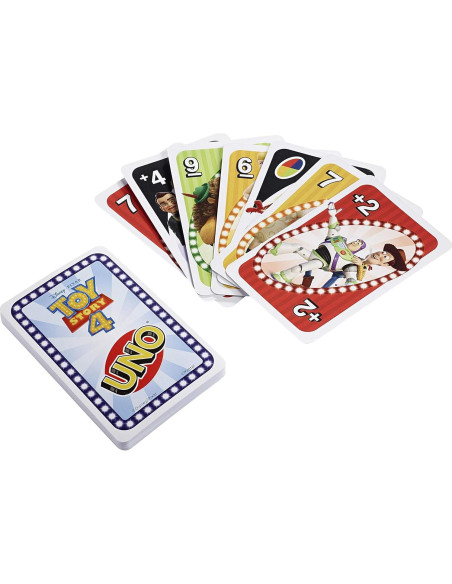Juego de Cartas UNO Mattel Toy Story 4 - 112 Cartas
