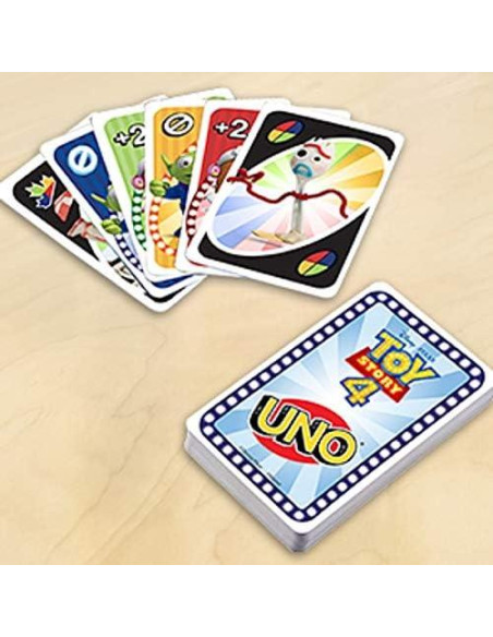 Juego de Cartas UNO Mattel Toy Story 4 - 112 Cartas